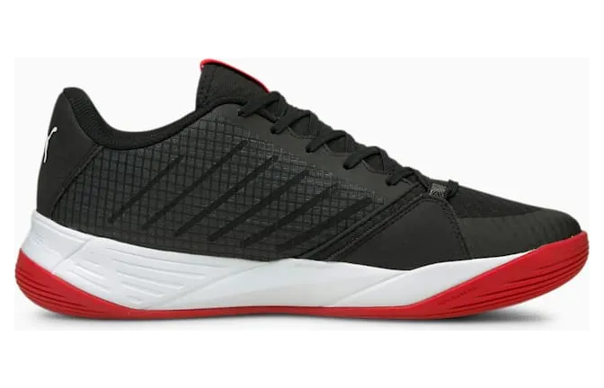 Puma Accelerate Pro handbalschoenen Wit/Zwart/Rood (106461-01)