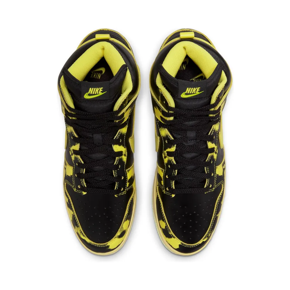 Nike Dunk High 1985 Yellow Acid Wash (DD9404-001)