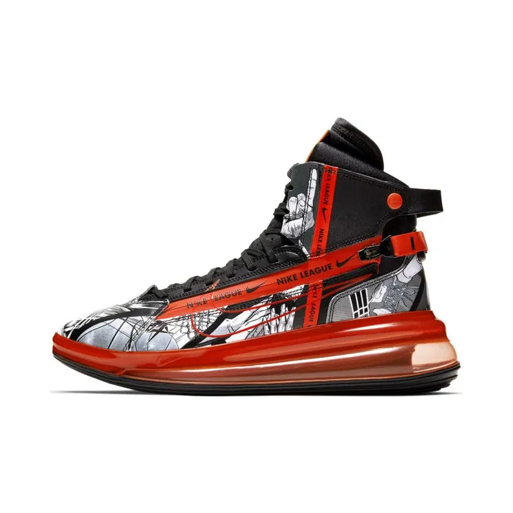 Nike Air Max 720 Satrn Black Team Orange (CI1959-036)