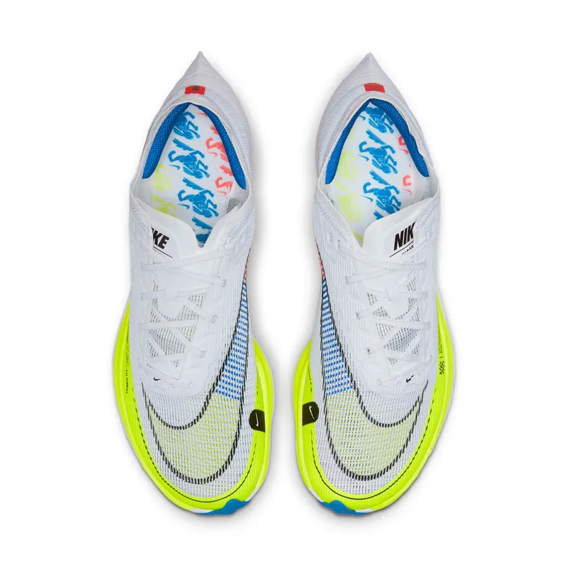 Nike ZoomX Vaporfly Next% 2 “White Volt Racer Blue” (CU4111-103)