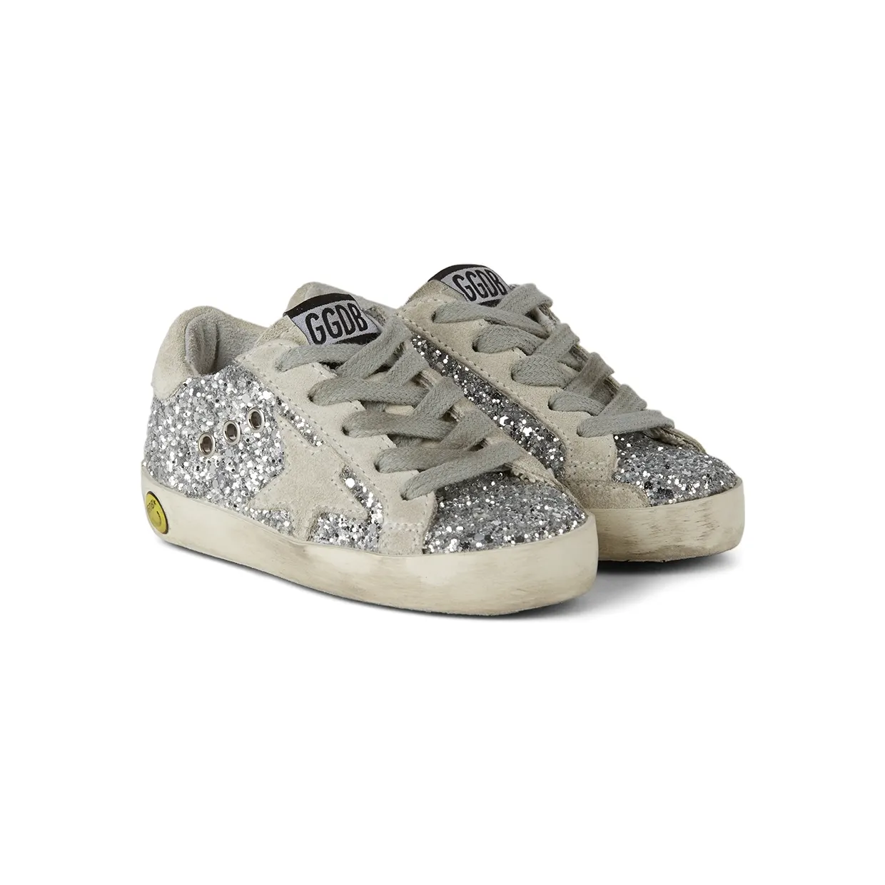 Golden Goose Baby Silver Glitter Super-Star Classic Sneakers (GJF00101.F000416.70136) (4)