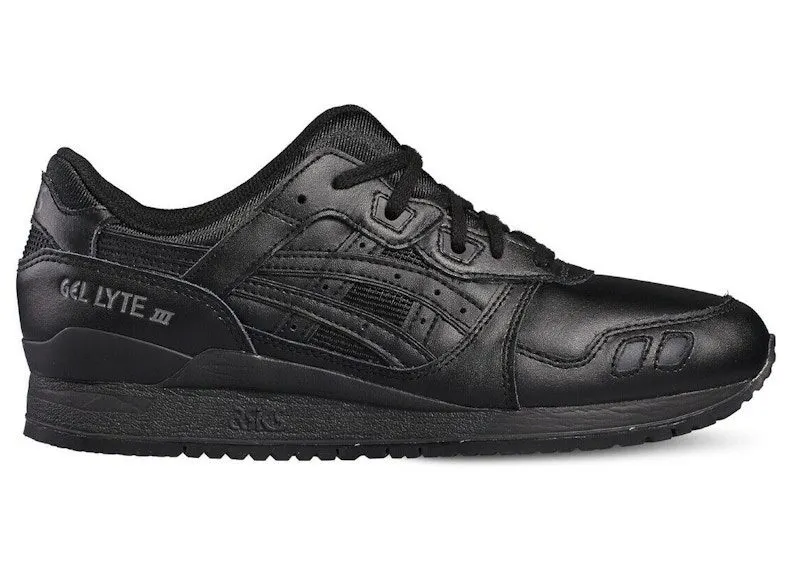ASICS Gel-Lyte III Leather Triple Black (HL6A2-9090)