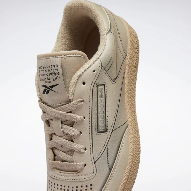 Reebok Maison Margiela Club C Shoes Modern Beige / Cloud White / Black (GX5142)
