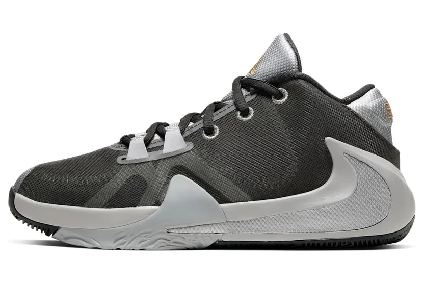 Nike Zoom Freak 1’Smoke Grey’ GS Smoke Grey/Metallic Silver/Metallic Gold (BQ5633-050)