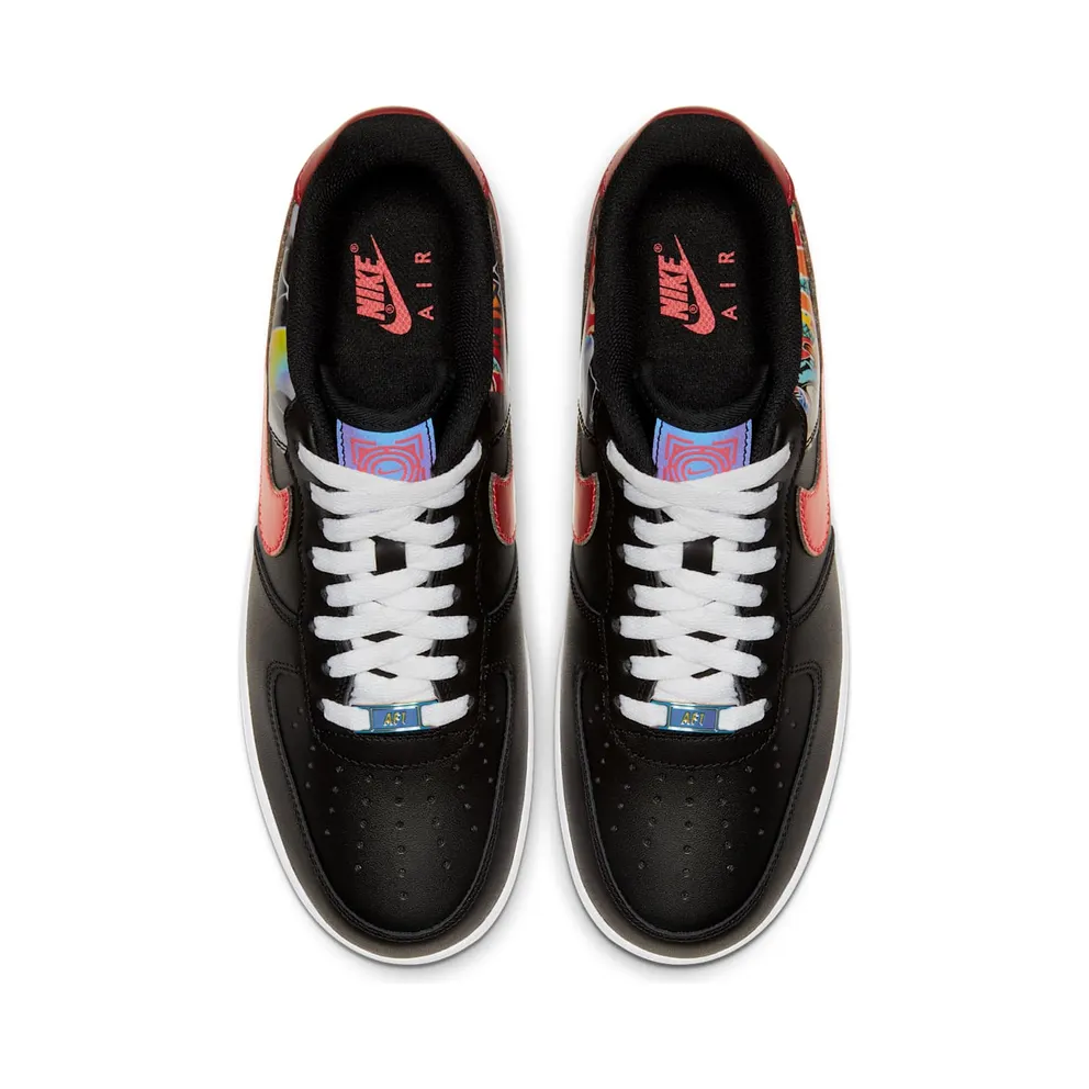 Nike Air Force 1 Low China Hoop Dreams Black/White-Red (CK0732-081)