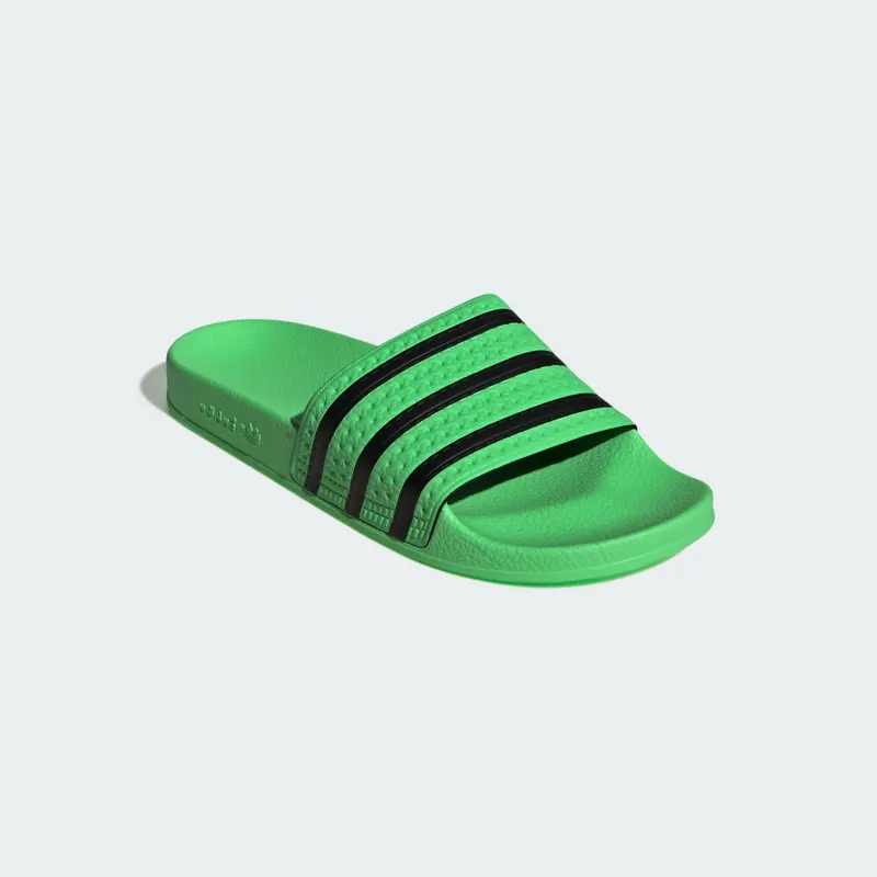 Adidas Adilette Slides Screaming Green / Core Black / Screaming Green (JR3621)