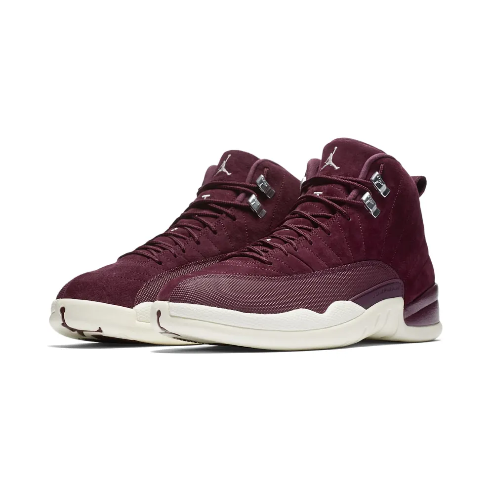 Jordan 12 Retro Bordeaux Bordeaux/Sail-Metallic Silver (130690-617)