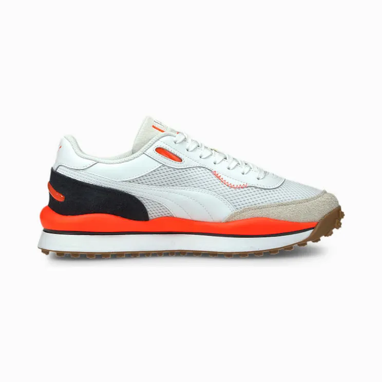 Puma Style Rider met een warme textuur Black/White (37338205)