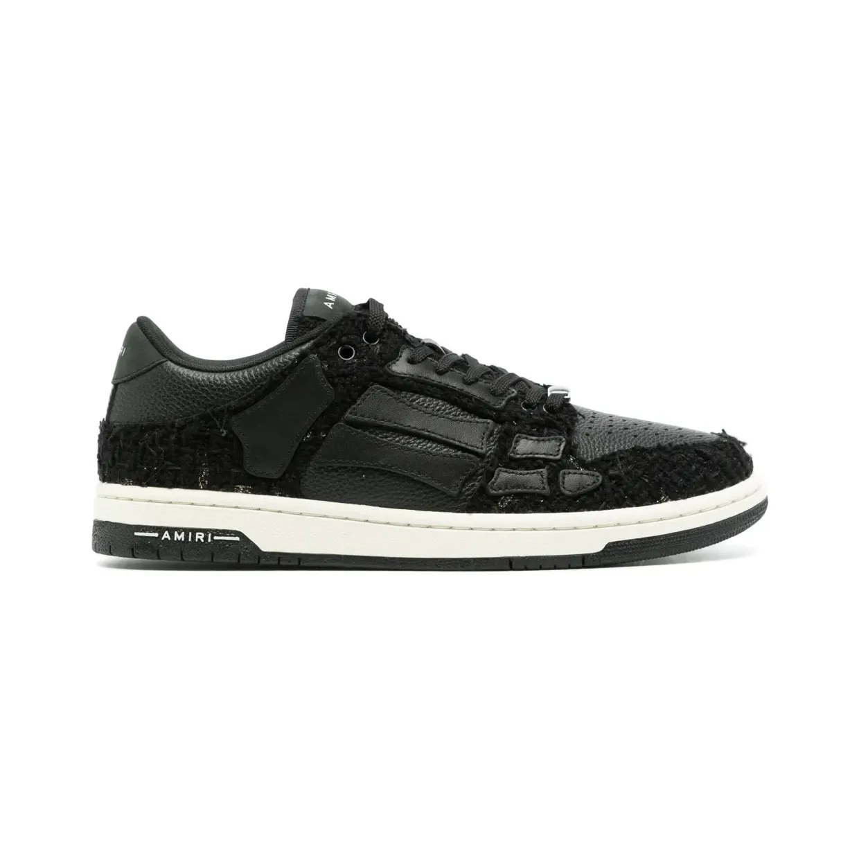 Amiri Skel Bouclé-Sneakers “Black” (AMFOSR1007)