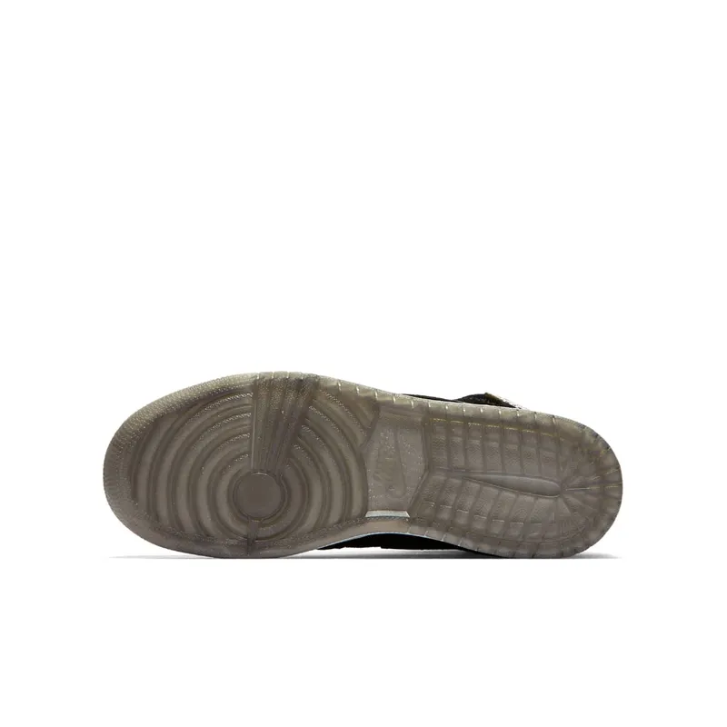 Jordan 1 Retro High Heiress Camo (GS) Black/Black-Metallic Field-Light Bone (832596-030)