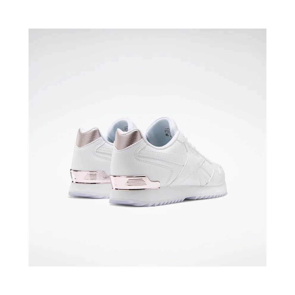 Reebok Royal Glide Ripple Clip Shoes Cloud White / Frost Berry / Quartz Met