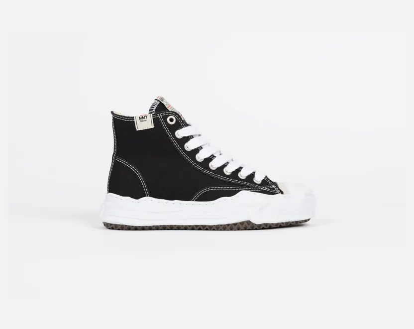 Maison Mihara Yasuhiro Hank 23 OG Sole Canvas High-Top “Black/White” (A05FW701-BLK)