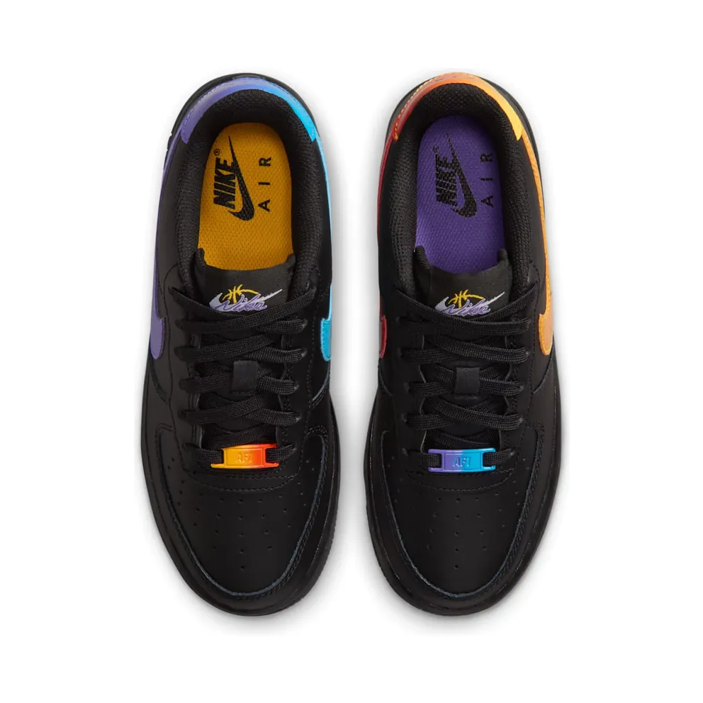 Nike Air Force 1 Low GS “Black Multi-Color” (IM7742-001)