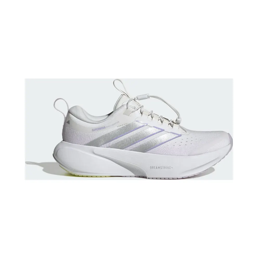 Adidas SUPERNOVA RISE 3 ADAPTIVE Running Shoes Crystal White / Silver Metallic / Glow Purple (KJ5597)