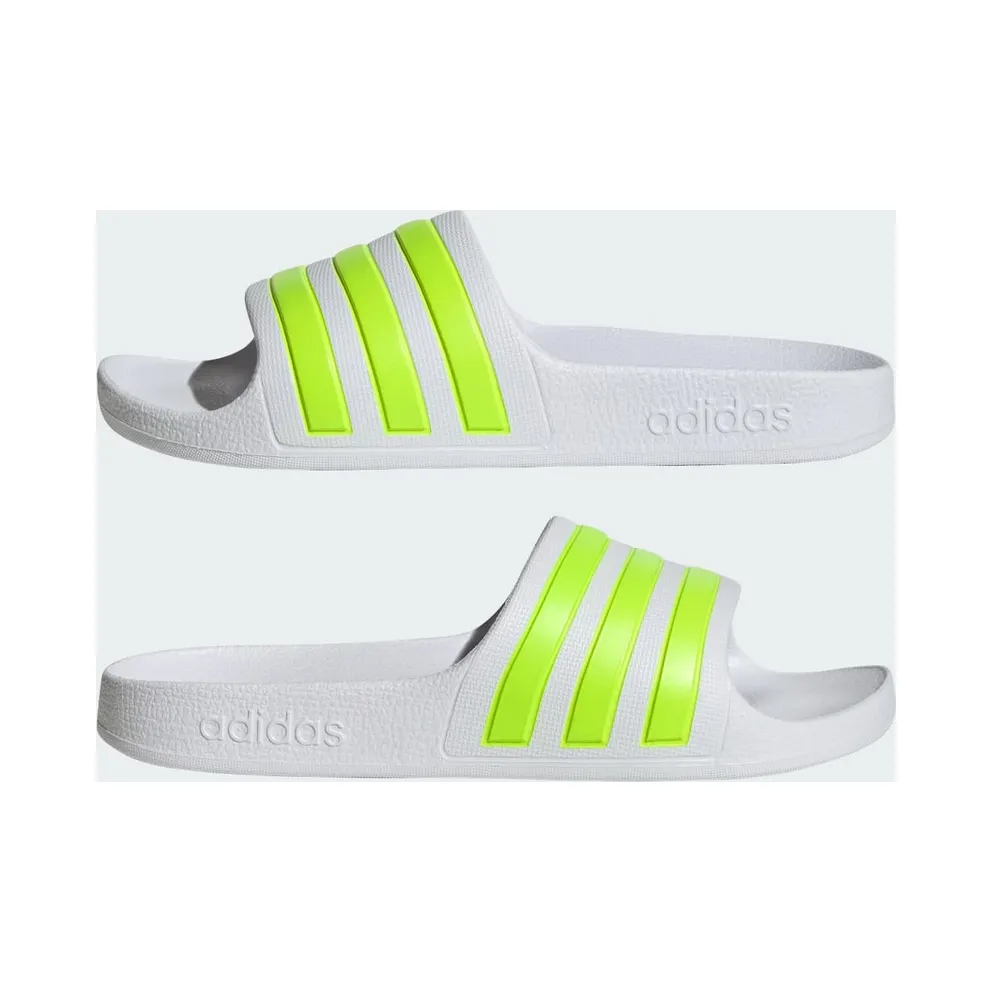 Adidas adilette Aqua Slides Kids Cloud White / Solar Slime / Cloud White (IH6895)