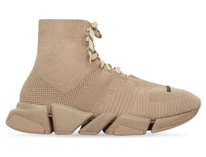Balenciaga Speed 2.0 Lace Up Beige (W) (617214W2DB19710)