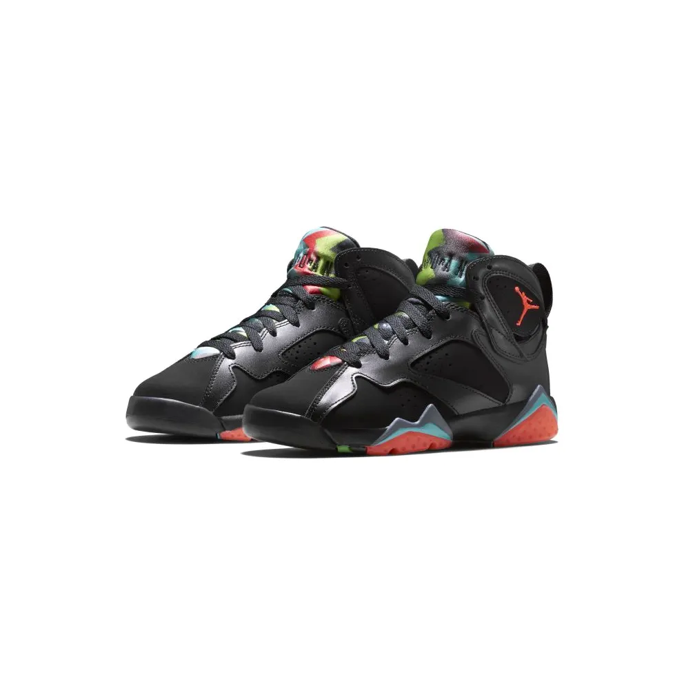 Jordan 7 Retro Barcelona Nights (GS) Black/Blue Graphite-Retro-Infrared 23 (705412-007)