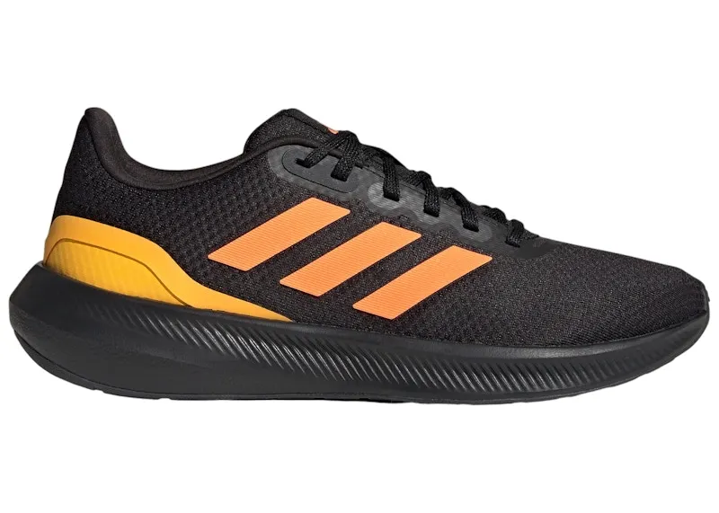 adidas Runfalcon 3 Cloudfoam Low Core Black Screaming Orange Carbon (HP7545)