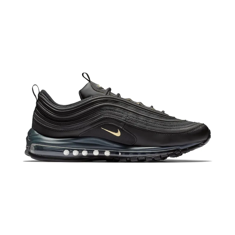 Nike Air Max 97 Leather Black Gold Black/Anthracite-Metallic Gold (BQ4580-001)