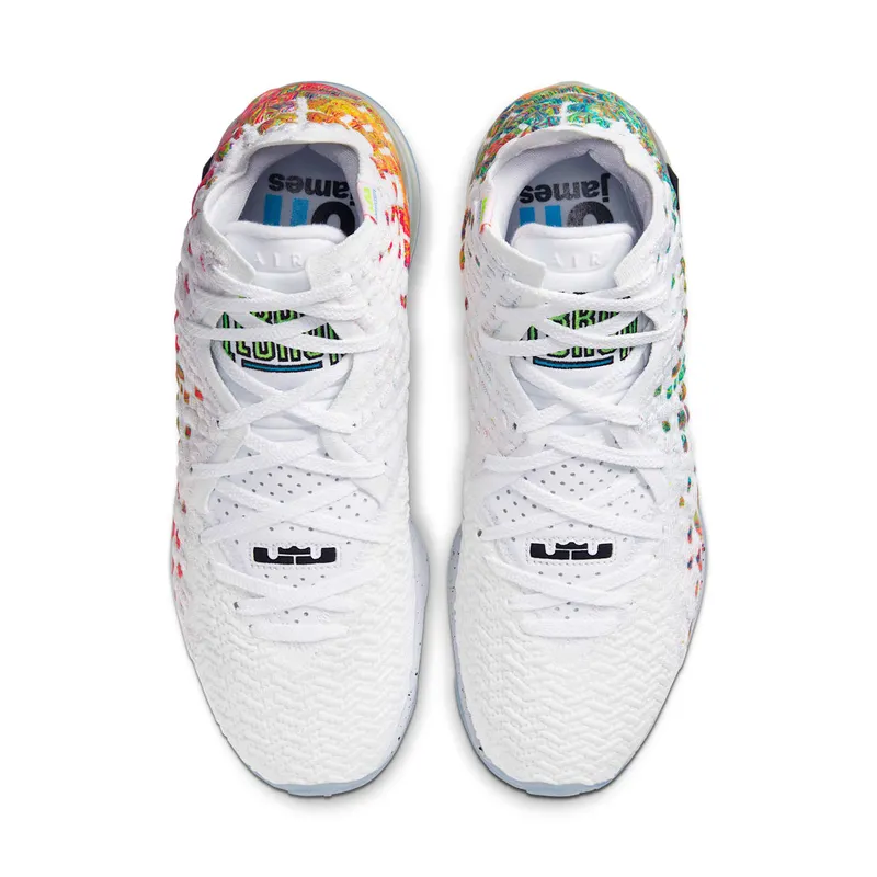 Nike LeBron 17 Air Command Force White/Black-Multi-Color (BQ3177-100)