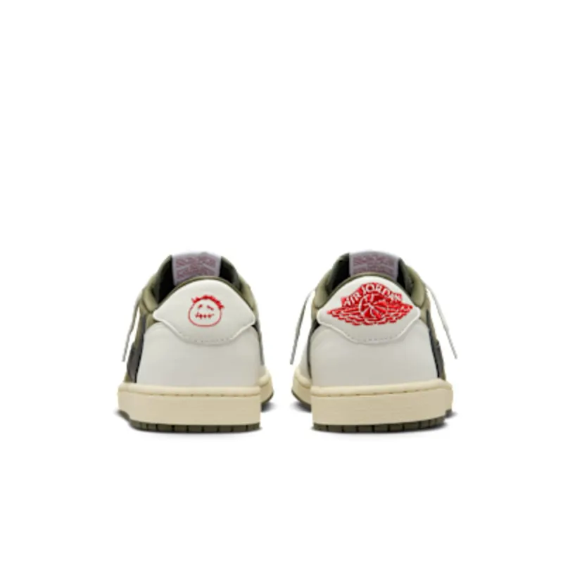De Travis Scott Jordan 1 Low “Medium Olive” is prima — de prijskaartjes niet (6)