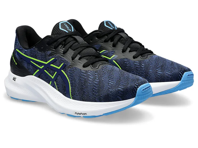 Asics Gt-2000 12 Gs Black/Blue Expanse (1014A330.003)