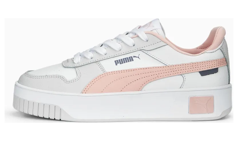 Puma Carina Street Wit/Roze/Grijs (389390-05)