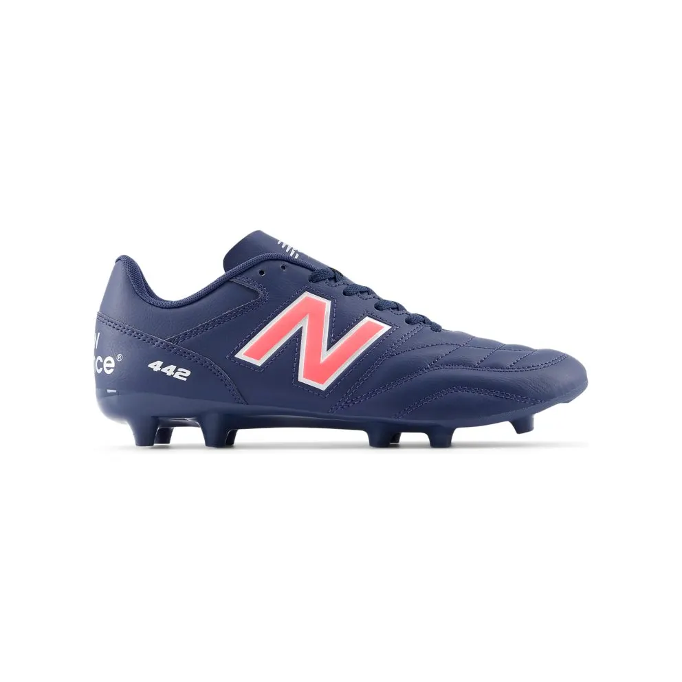 New Balance 442 Academy FG v2 Navy Silver Energy Red (MS43FMP2)