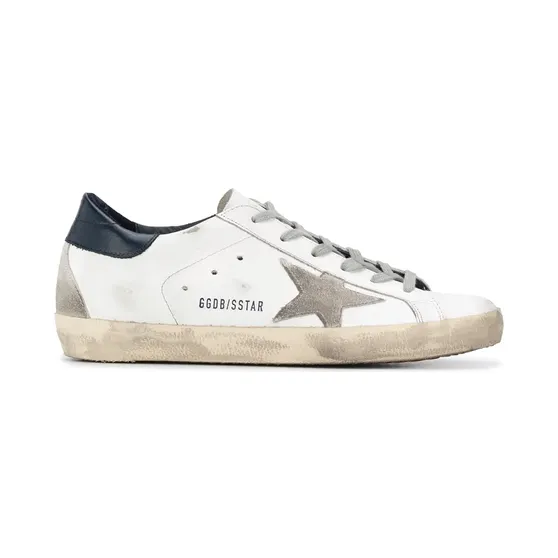 Golden Goose Superstar met gerafelde afwerking “White” (GWF00102F000311)