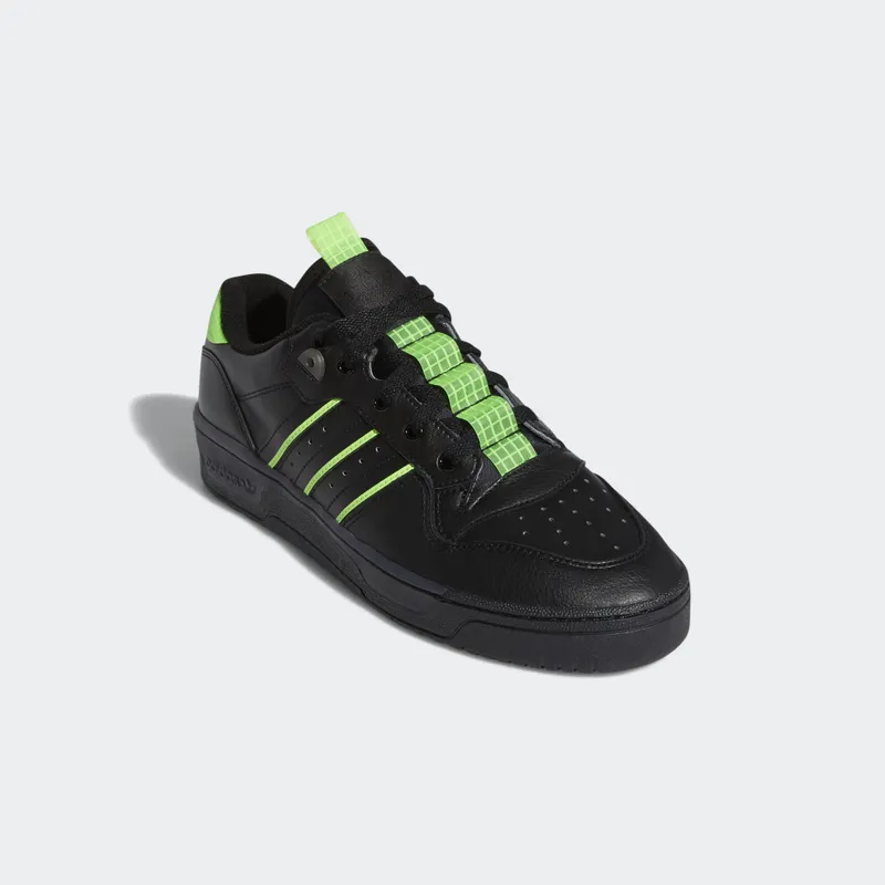 adidas Rivalry Low Core Black Solar Green Core Black/Core Black/Solar Green (EE4962)