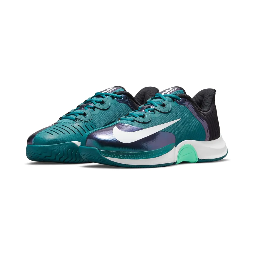 NikeCourt Air Zoom GP Turbo Hardcourt “Dark Teal Green / Black / Green Glow / White” (CK7513-324)