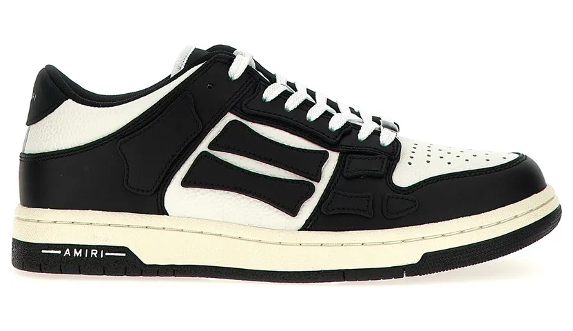 Amiri Skel Top Low “White/Black” (AMFOSR1047BLACKWHITE)