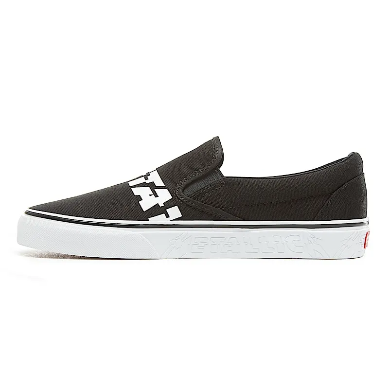 Vans Slip-On Metallica (2018) Black/True White (VN0A38F7PZJ)