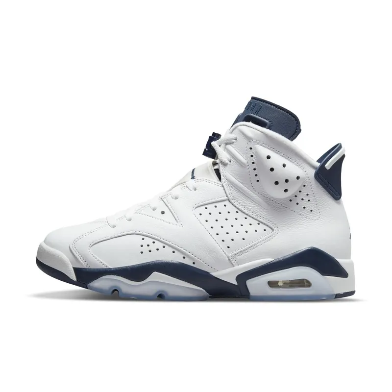 Jordan 6 Retro Midnight Navy (2022) – “White / Midnight Navy” (CT8529-141)