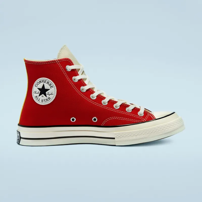 Converse Tri-Panel Chuck 70 High Top Team Red/gym Red/natural Ivory (171123C)