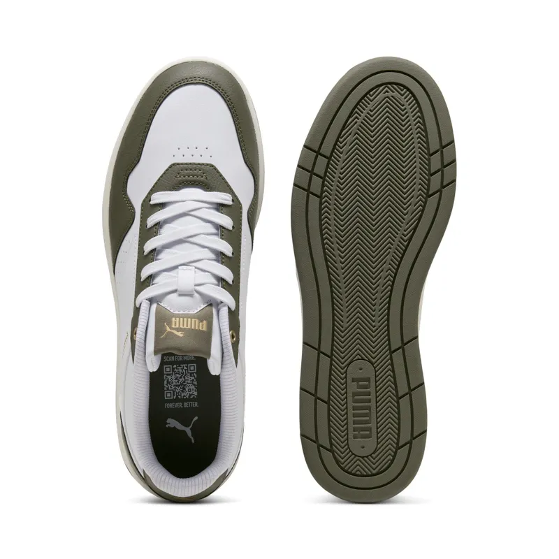 Puma Court Classic “Puma White / Loden Green” (395018_24)