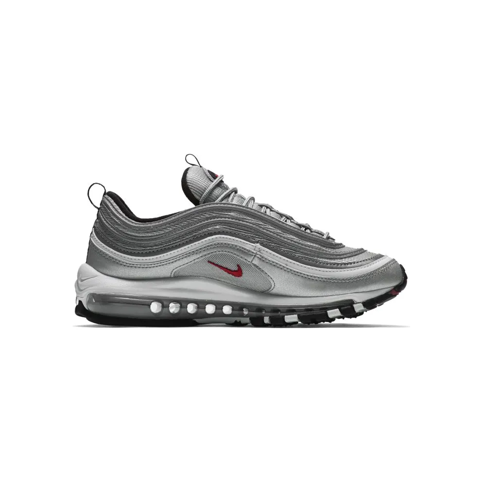 Nike Air Max 97 Silver Bullet 2016/2017 (W) Metallic Silver/Varsity Red-Black-White (885691-001)