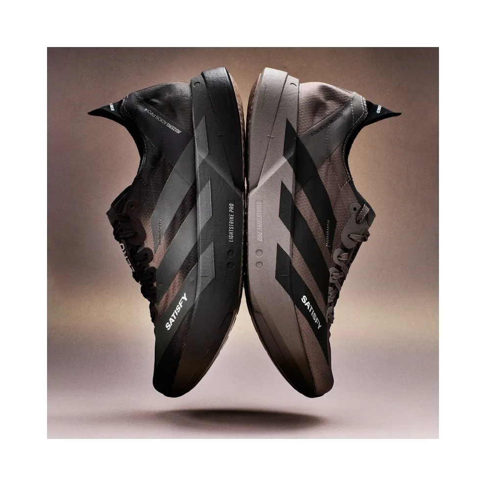 Adidas ADIZERO ADIOS PRO 4 SATISFY Shoes Brown / Aurora Coffee Met. / Aurora Coffee (KH8445)