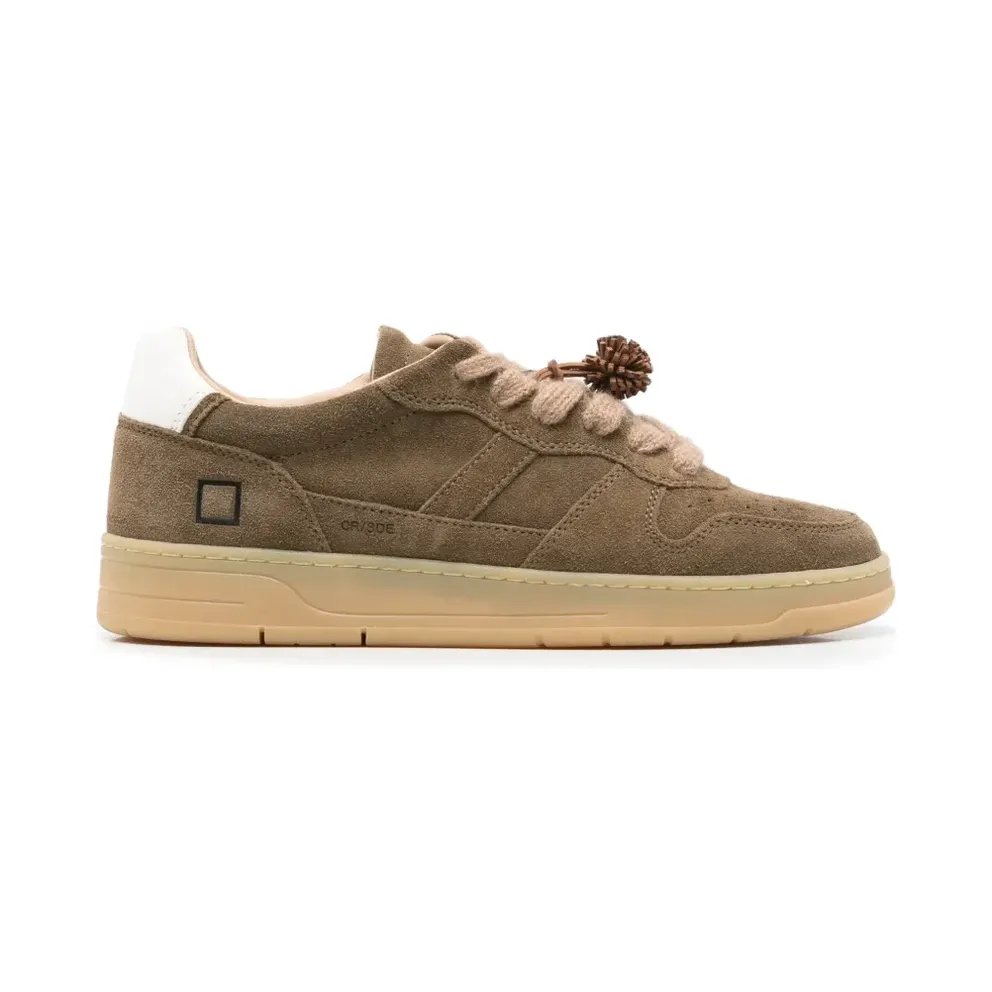 D.A.T.E. Court 2.0 logo-embossed suede sneakers – Bruin (M451C2SDGR)