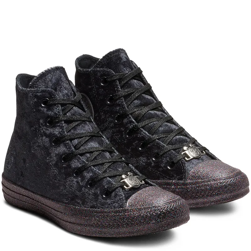 Converse Chuck Taylor All-Star Hi Miley Cyrus Black Silver (W) Black/Silver-White (563723C)
