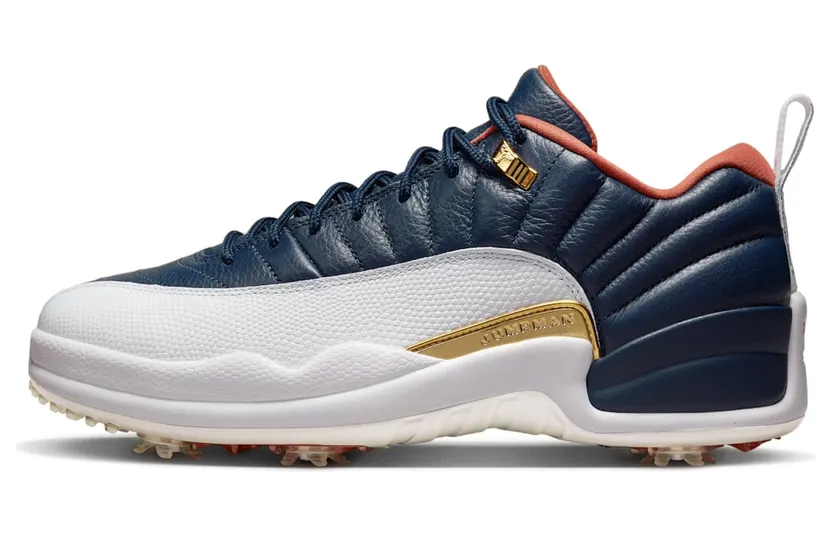 Jordan 12 Retro Low Golf Eastside Golf “Midnight Navy / White / Burnt Sunrise” (DZ4524-400)