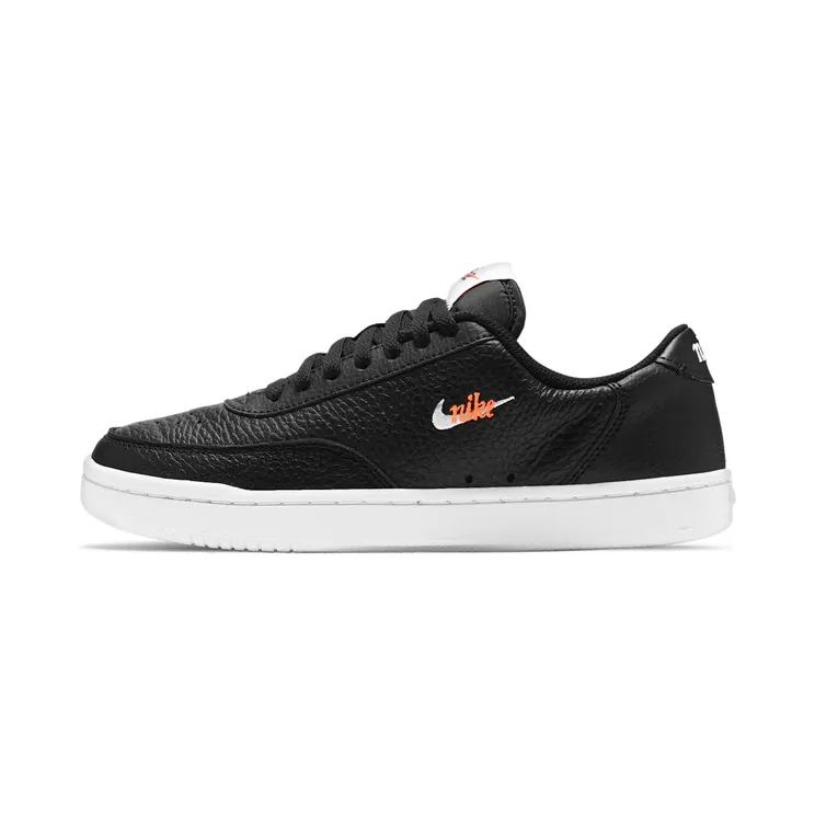 Nike Court Vintage Premium ‘Black’ “Black / Total Orange / White” (CW1067-002)
