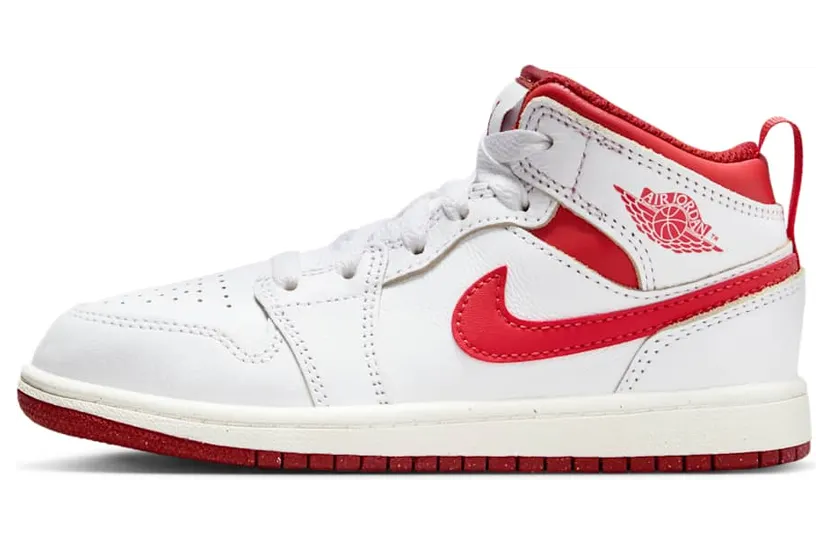 Jordan 1 Mid SE “White / Dune Red / Sail / Lobster” (FJ3467-160)