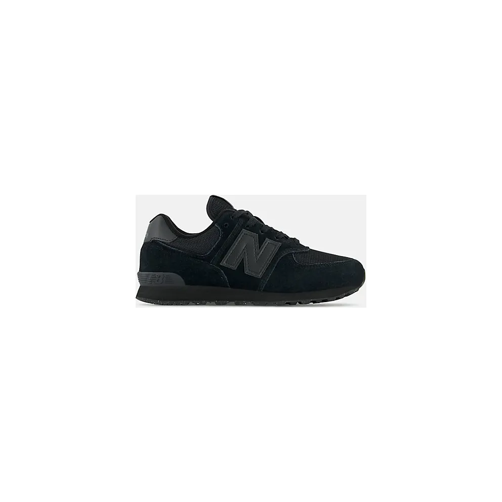 New Balance Kids Black 574 Core Big Kids Sneakers (GC574EVE)