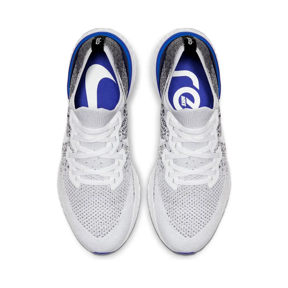 Nike Epic React Flyknit 2 White Black Racer Blue White/White-Black-Racer Blue (BQ8928-102)