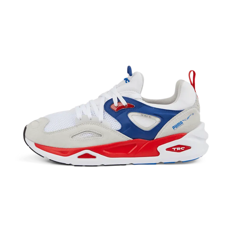 Women’s PUMA Trc Blaz White/High Risk Red (384958-08)