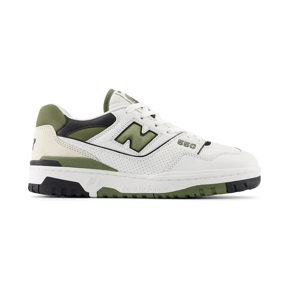 New Balance 550 “White / Dark Olivine” (BB550DOB)