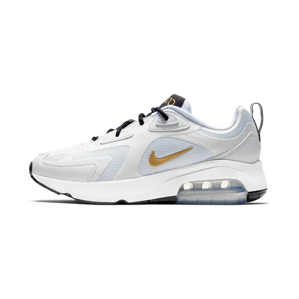 Nike WMNS Air Max 200 White / Metallic Gold / Black (AT6175-102)
