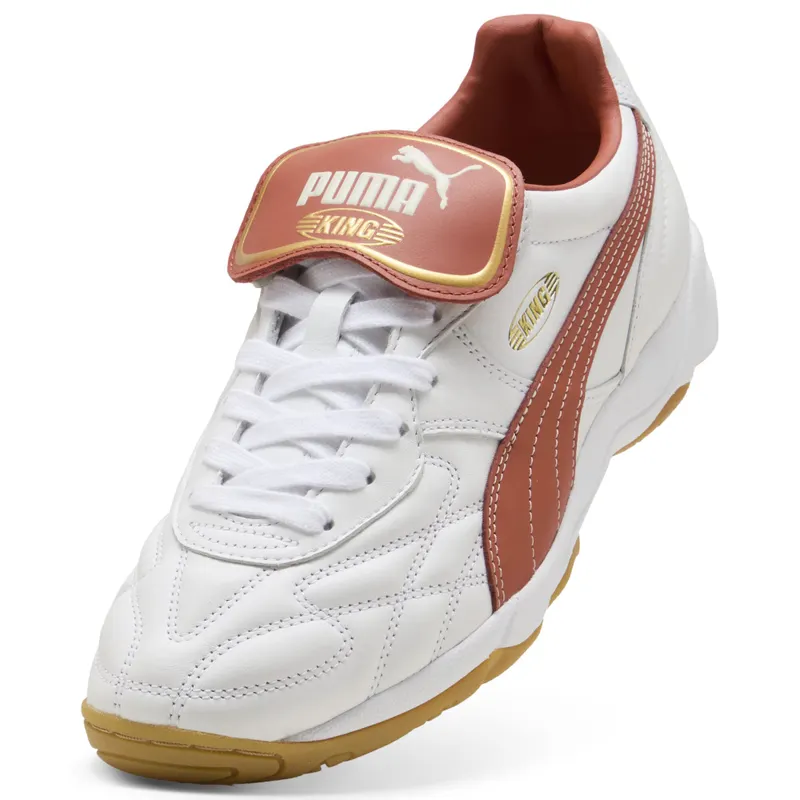 Puma King Indoor “Puma White / Amarena” (401683_20)