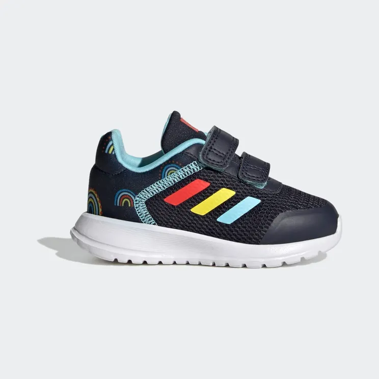 adidas Tensaur Run met Dubbel Klittenband Legend Ink / Bold Orange / Impact Yellow (GY2462)